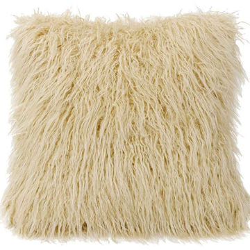 Picture of Mongolian Faux Fur Cushion Cover - Cream