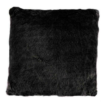 Picture of Arctic Bear Mink Euro Sham - Black