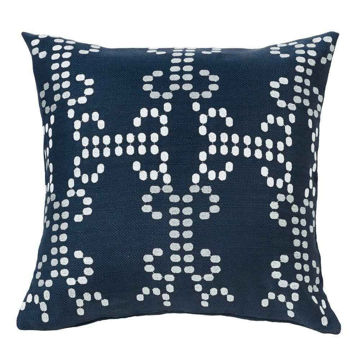 Picture of Kavali Navy Linen Deco Pillow