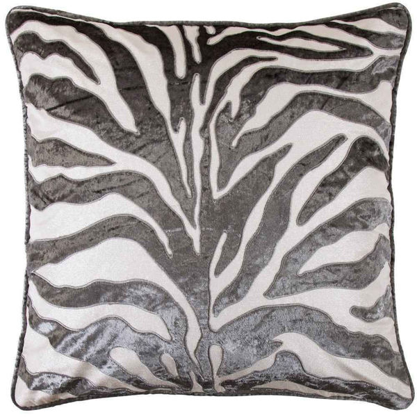 silver leopard print cushions