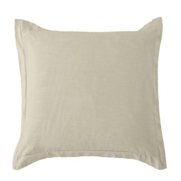Picture of Luna Washed Linen Tailored Euro Sham - Tan