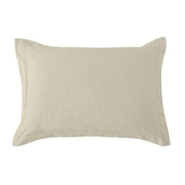 Picture of Hera Washed Linen Tailored Sham - Tan - King