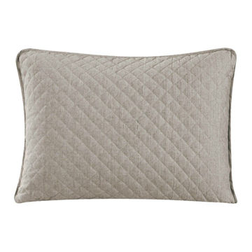 Picture of Anna Standard Sham Pair - Taupe