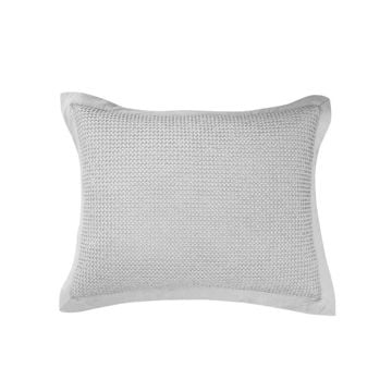 Picture of Waffle Weave Waffle Weave Sham - Pair - Gray - Kin