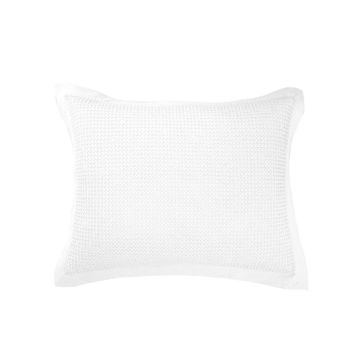 Picture of Waffle Weave Waffle Weave Sham - Pair - White - Ki