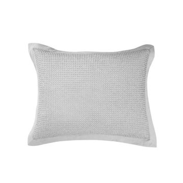 Picture of Waffle Weave Waffle Weave Sham - Pair - Gray - Sta