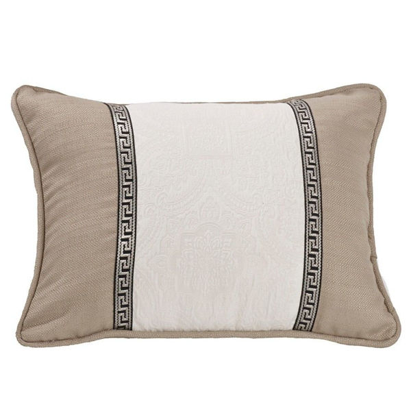 Picture of Augusta Embroidered Matelasse Oblong Pillow