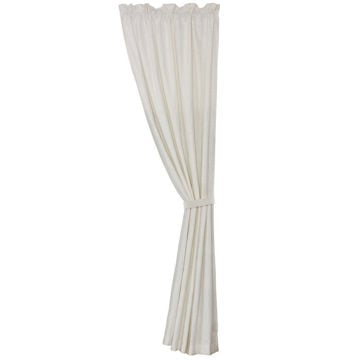 Picture of Newport White Linen Curtain