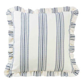 Picture of Prescott Ruffle Euro Sham - Navy