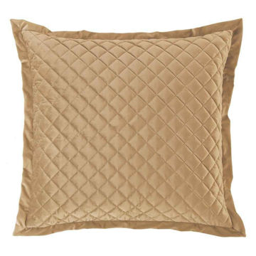 Picture of Velvet Diamond Euro Sham - Tan