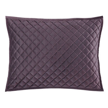 Picture of Velvet Diamond Quilted Sham - Pair - Amethyst - Ki