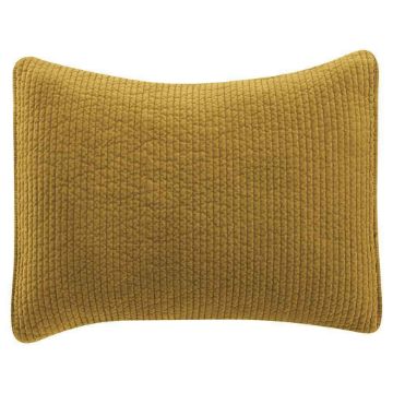 Picture of Stonewashed Cotton Velvet Quilted 34" Sham - Tuscan -