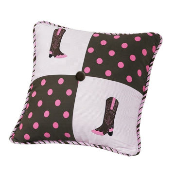 Picture of Pink Paisley Boot Pillow