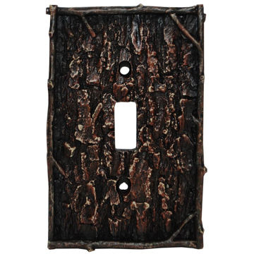 Picture of Pine Bark Single Switch