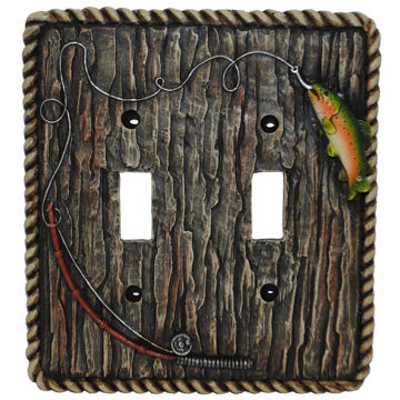 Picture of Trout Double Switch Plate