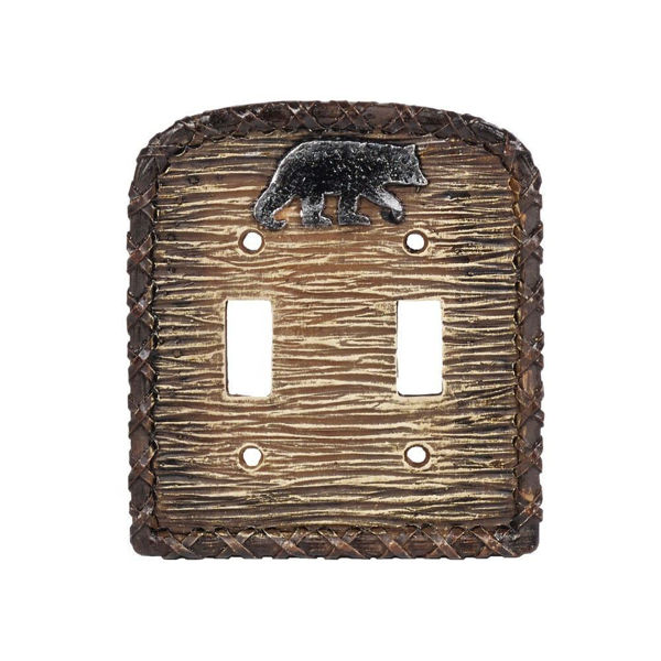 Picture of Bear Double Switch Plate