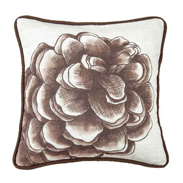Picture of Pinecone Water Print Pillow
