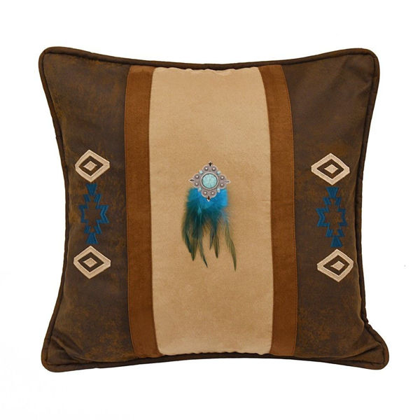 Picture of Southwest Faux Suede Pillow