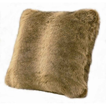 Picture of Faux Fur Wolf Pillow