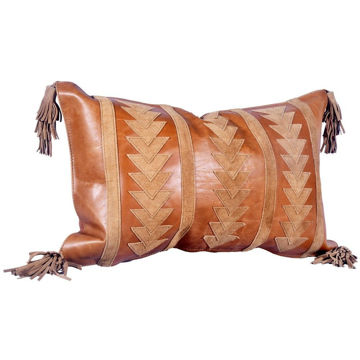 Picture of Genuine Leather Arrow Pillow