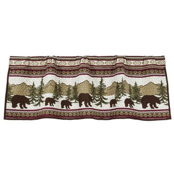 Picture of Bear Trail Quilted Valance