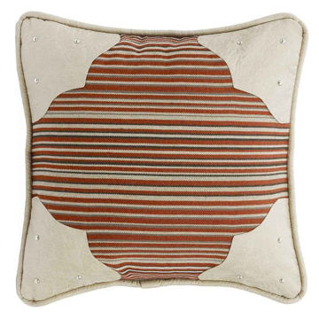 Picture of Silverado Faux Leather Corner Scallop Pillow