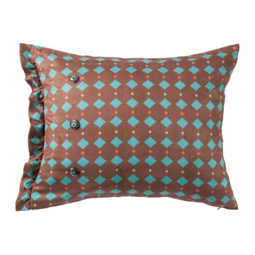 Picture of Serape Diamond Suede Pillow