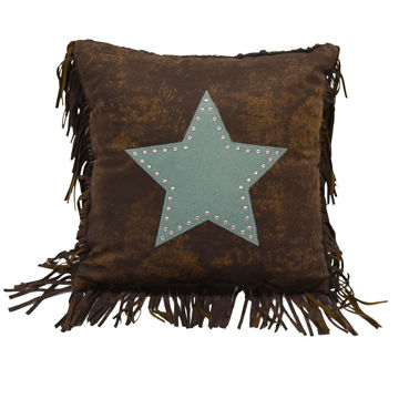 Picture of Cheyenne Star Pillow - Turquoise