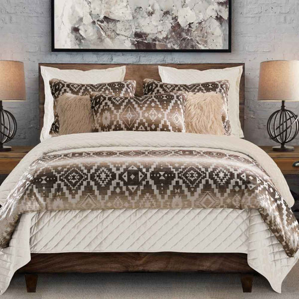 Chalet Aztec 3Piece Comforter Set American Home Furniture Store and