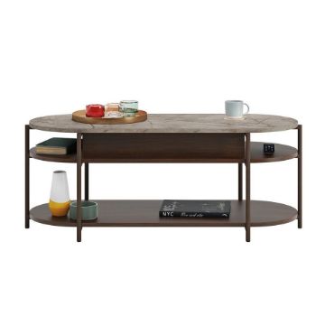 Picture of Radial Modern Lift-Top Cocktail Table