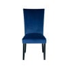 Valentino Blue Side Chair - Front