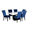 Valentino Blue Side Chair - Each Item Sold Separately