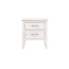 Andover Nightstand - White - Front