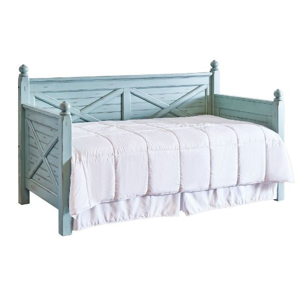Lockhart Daybed Distressed Blue American Home Furniture Store and Mattress Center