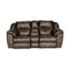 Bear Power Reclining Loveseat With Console In Dusty - Front