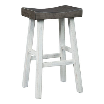 Glosco Bar Stool - White