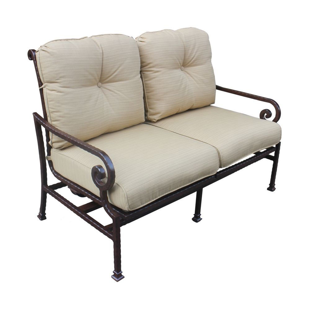 Santa Rosa 2 Motion Outdoor Loveseat | American Home Furniture Store