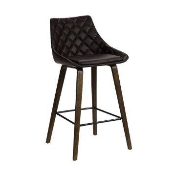 Picture of Dani 26" Upholstered Stool - Brown