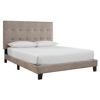 Picture of Jen Upholstered Bed - Tan