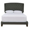 Picture of Ben Upholstered Bed - Charcoal
