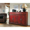 Picture of Asian 58" Cabinet - Red