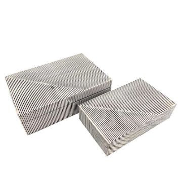 Picture of Asher Ridged Boxes- White