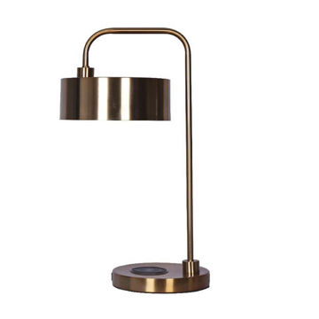 Picture of Metal 18" Desk Lamp with USB and Wireless Charging