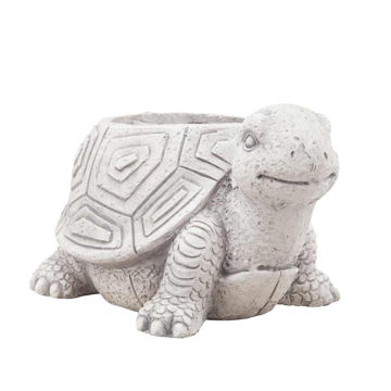 Picture of Resin 14" Tortoise Planter - Gray