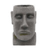 Picture of Resin 11" Moai Head Planter - Gray