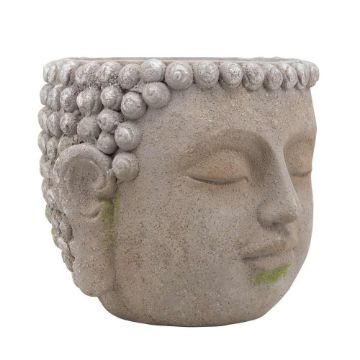 Picture of Resin 11" Buddha Head Planter - Gray