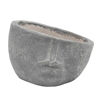 Picture of Resin 8" Half Face Planter - Blue