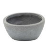 Picture of Half Face 12" Slanted Resin Planter - Cement