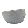 Picture of Half Face 12" Slanted Resin Planter - Cement
