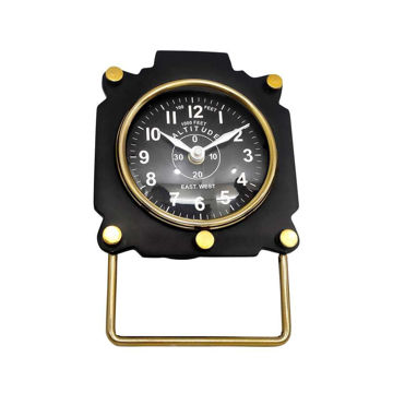 Picture of Metal 5" Altimeter Table Clock - Black